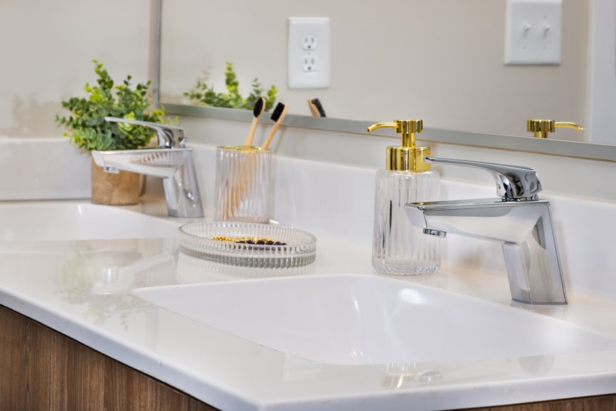 double sink vanity - alexandria va luxury apartments south alex